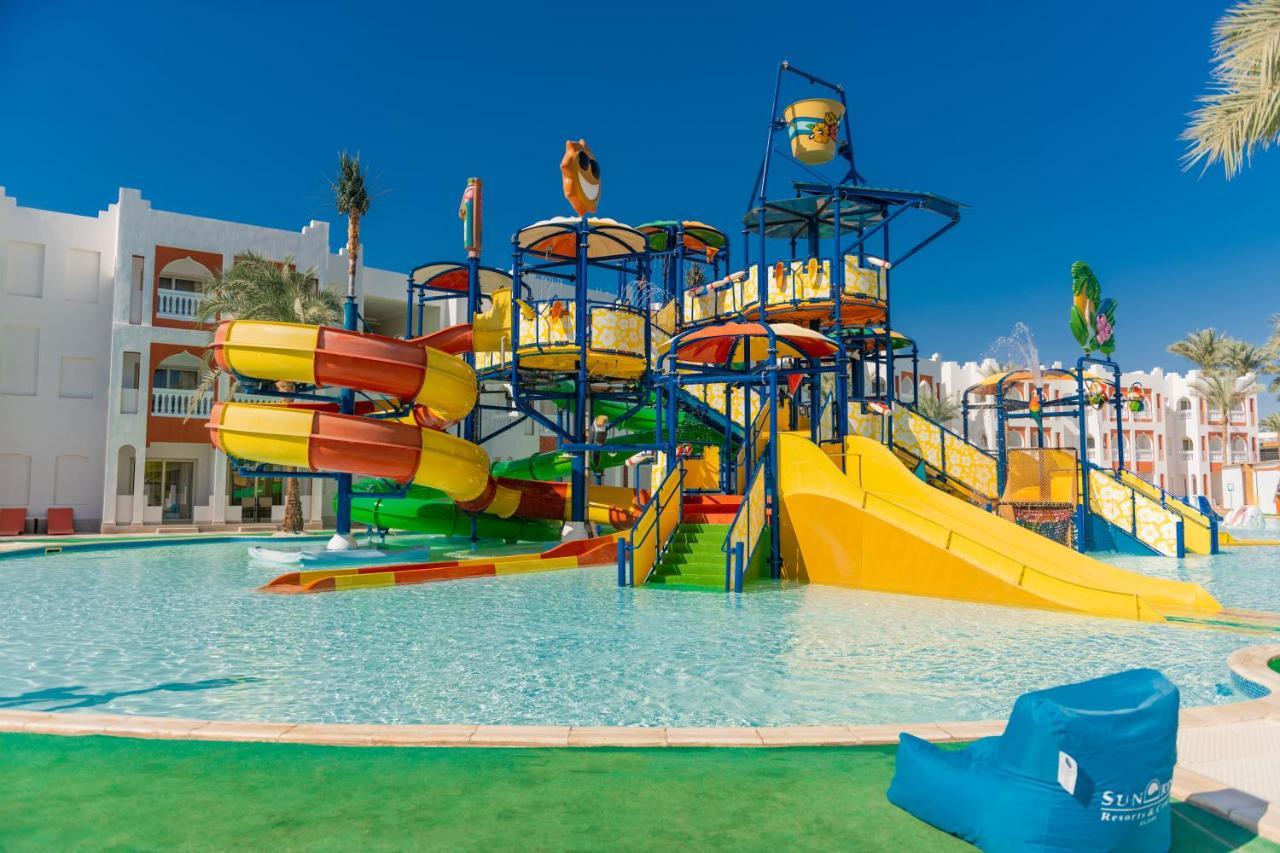 Sunrise Diamond Beach Resort -Grand Select Sharm el-Sheikh Exterior photo Aqua Park at the Iberostar Grand Hotel at Playa de los Reyes, Tenerife, Spain